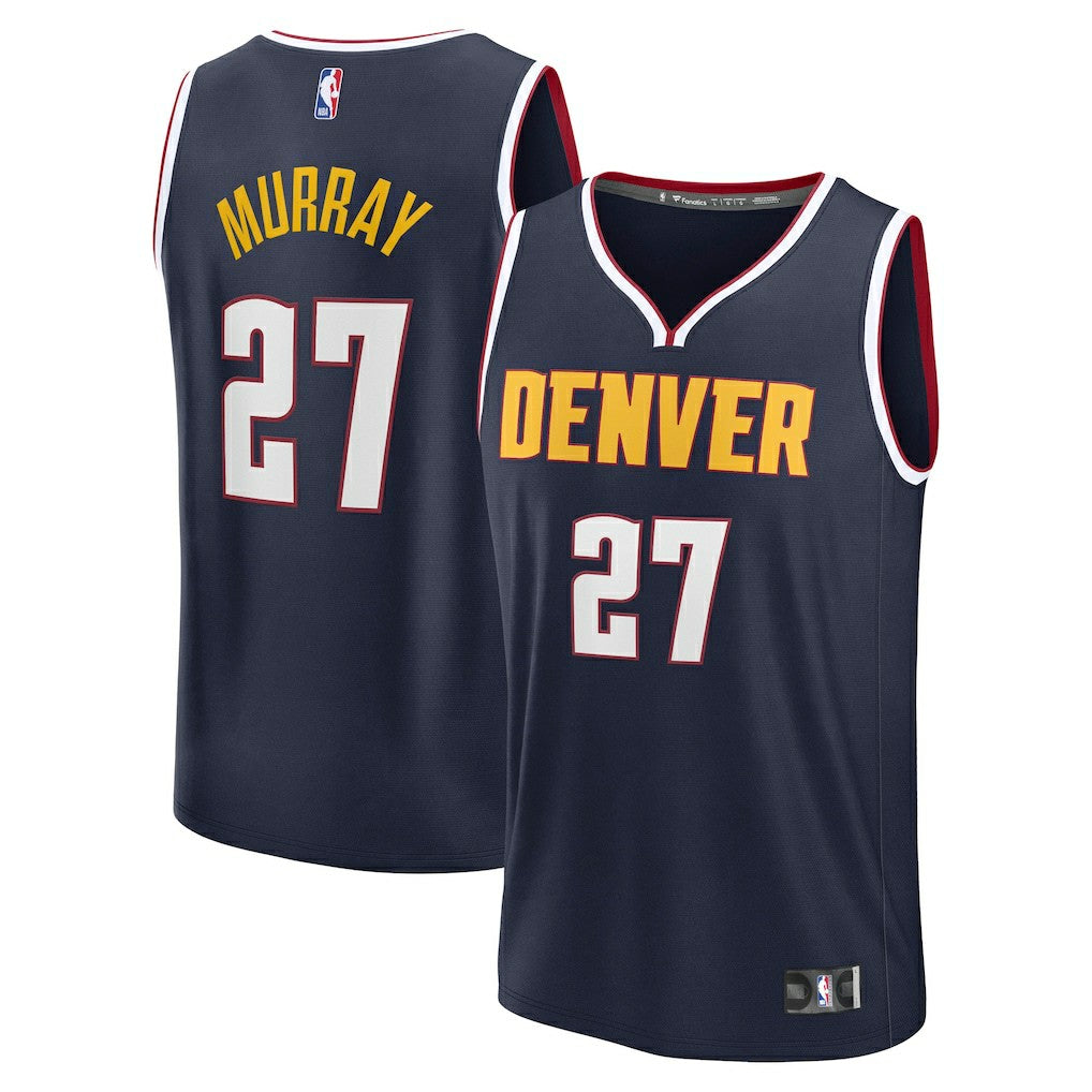 Jamal Murray Denver Nuggets Fast Break Replica Player Jersey Icon Editi- Navy - NBA