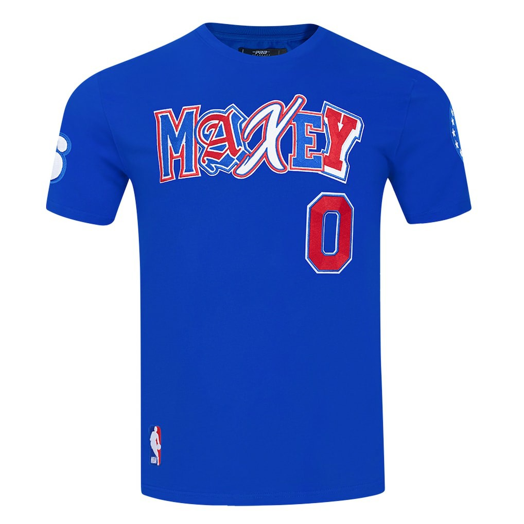 Tyrese Maxey Philadelphia 76ers Pro Standard City Ransom T-Shirt Royal - NBA