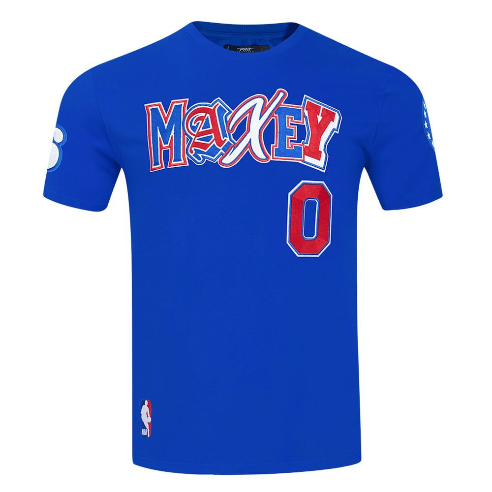 Tyrese Maxey Philadelphia 76ers Pro Standard City Ransom T-Shirt Royal - NBA