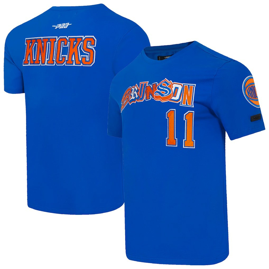 Jalen Brunson New York Knicks Pro Standard City Ransom T-Shirt Blue - NBA