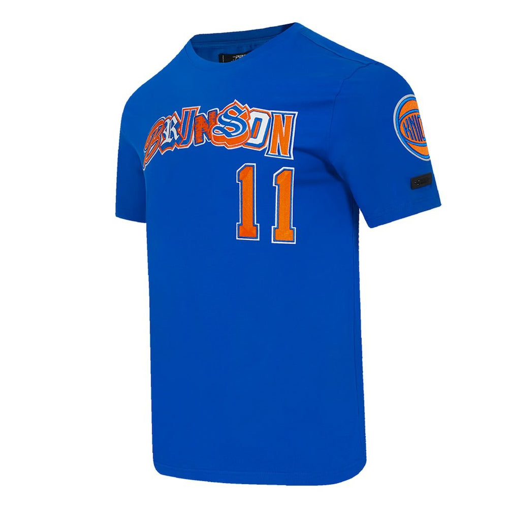 Jalen Brunson New York Knicks Pro Standard City Ransom T-Shirt Blue - NBA
