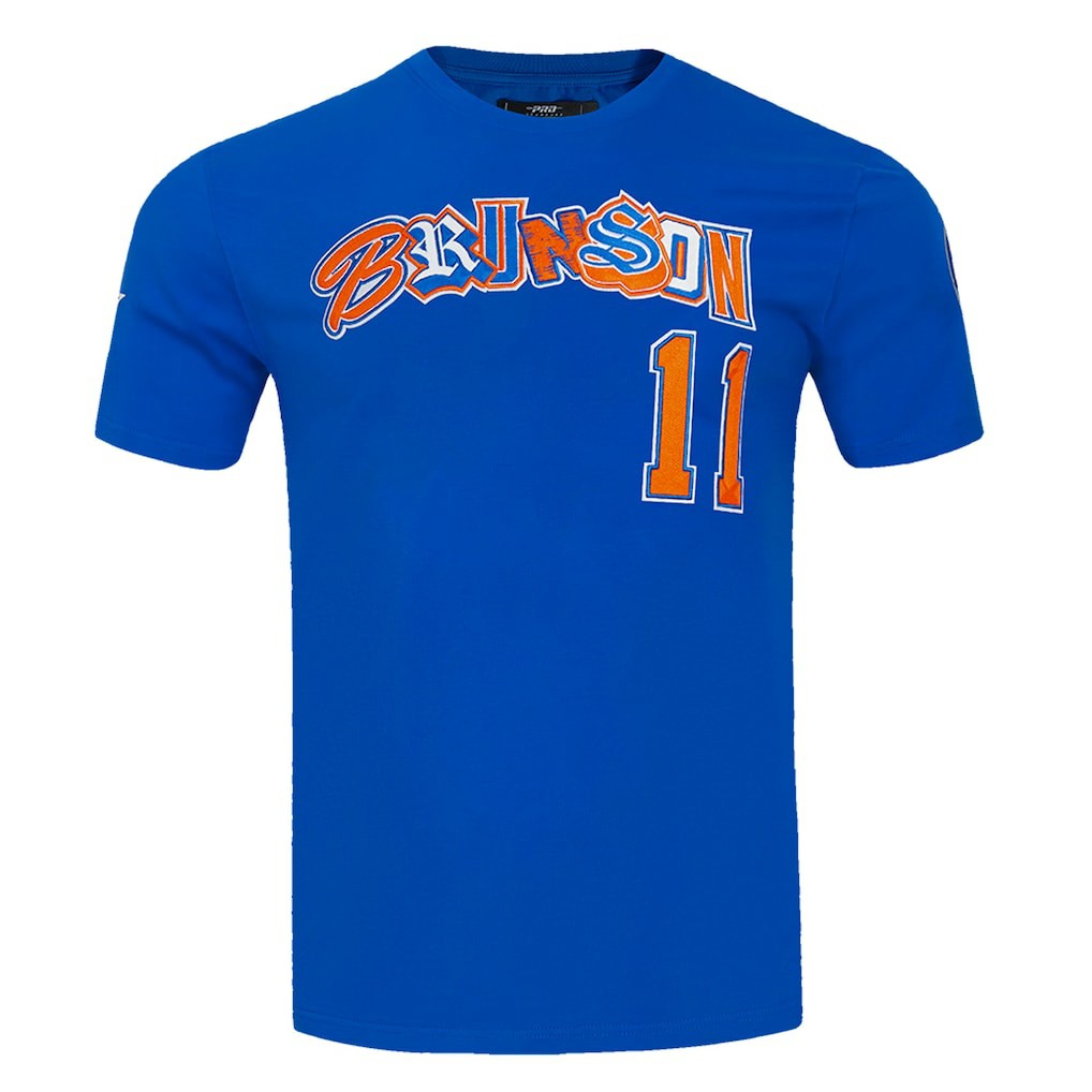 Jalen Brunson New York Knicks Pro Standard City Ransom T-Shirt Blue - NBA