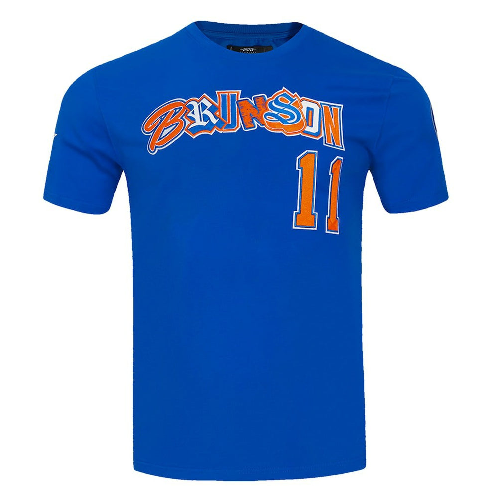Jalen Brunson New York Knicks Pro Standard City Ransom T-Shirt Blue - NBA