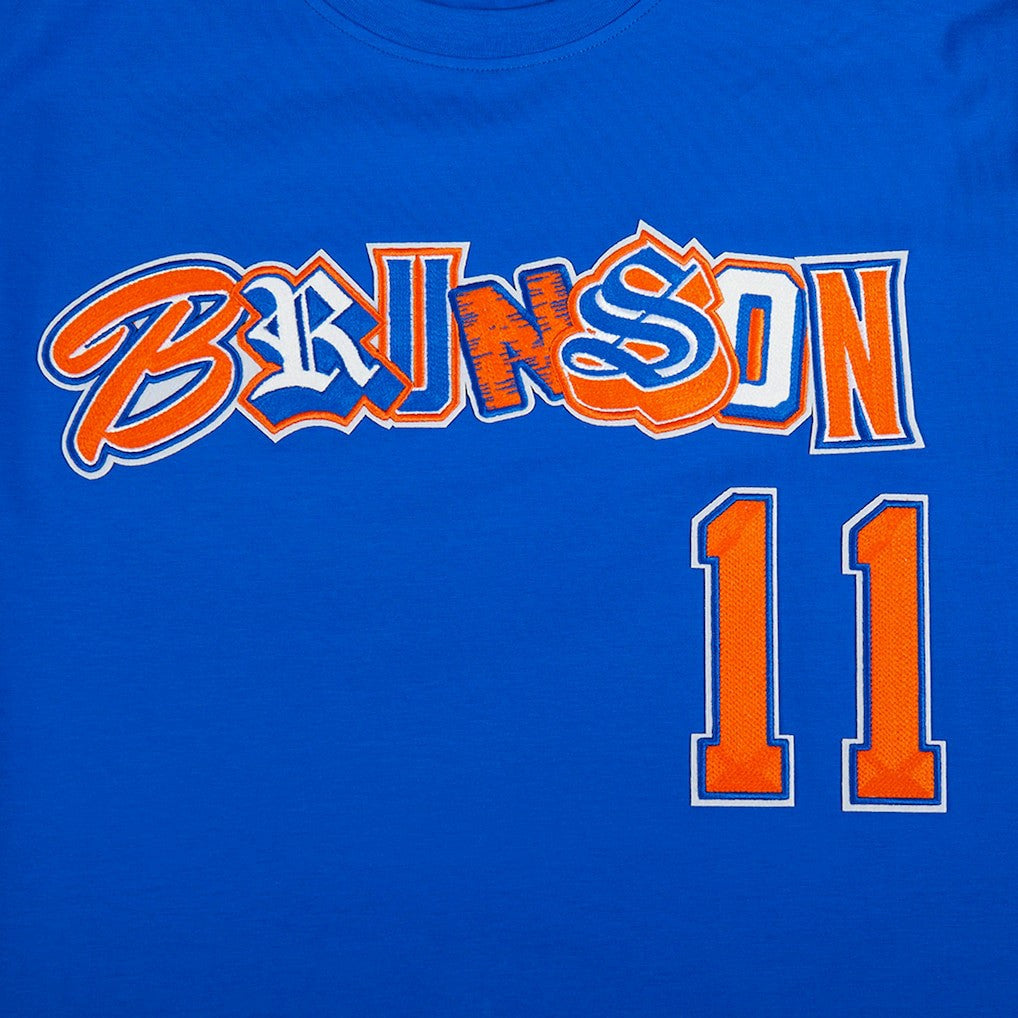 Jalen Brunson New York Knicks Pro Standard City Ransom T-Shirt Blue - NBA