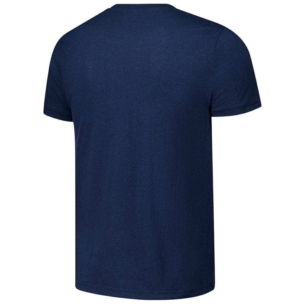 Chicago Bears Homage Unisex Ruffle Some Feathers Tri-Blend T-Shirt Navy | NFL