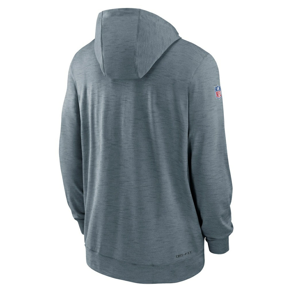 Minnesota Vikings 2022/23 Sideline Pop Performance Full-Zip Hoodie Gray | Nike for Sale
