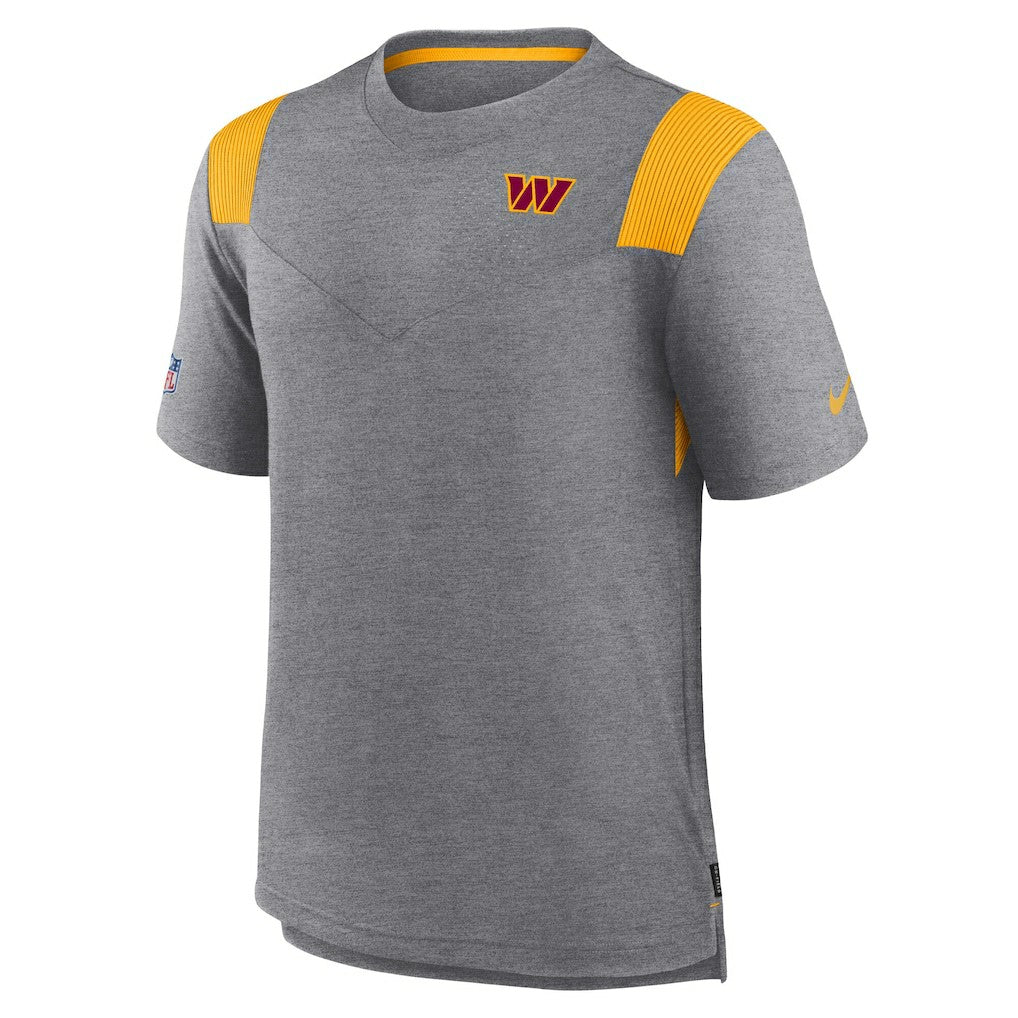 Washington Commanders Sideline Tonal Logo Performance Player T-Shirt Charcoal | Nike for Sale