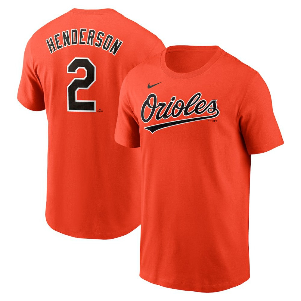 Gunnar Henderson Baltimore Orioles Nike Fuse Name & Number T-Shirt - MLB