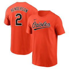 Gunnar Henderson Baltimore Orioles Nike Fuse Name & Number T-Shirt - MLB