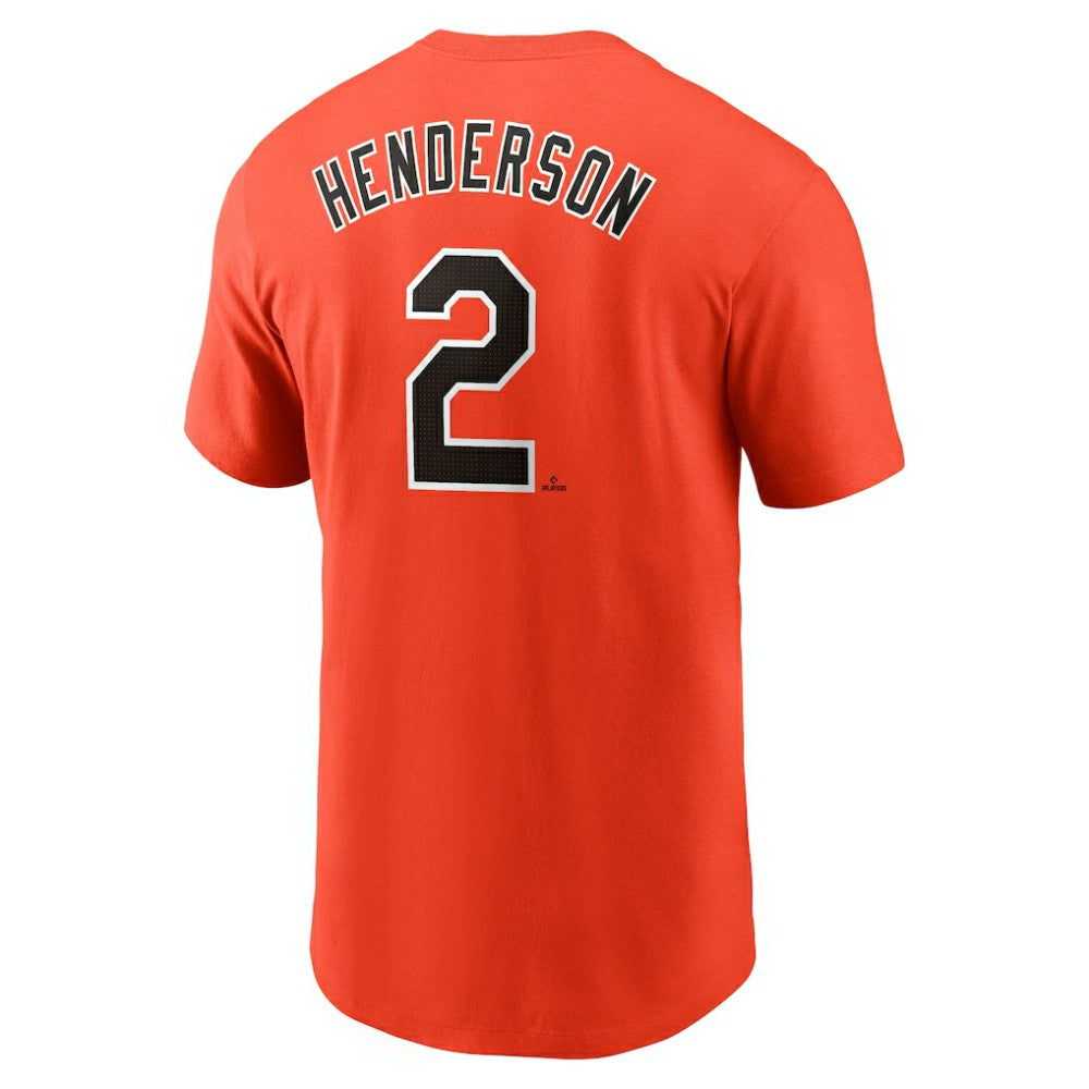 Gunnar Henderson Baltimore Orioles Nike Fuse Name & Number T-Shirt - MLB