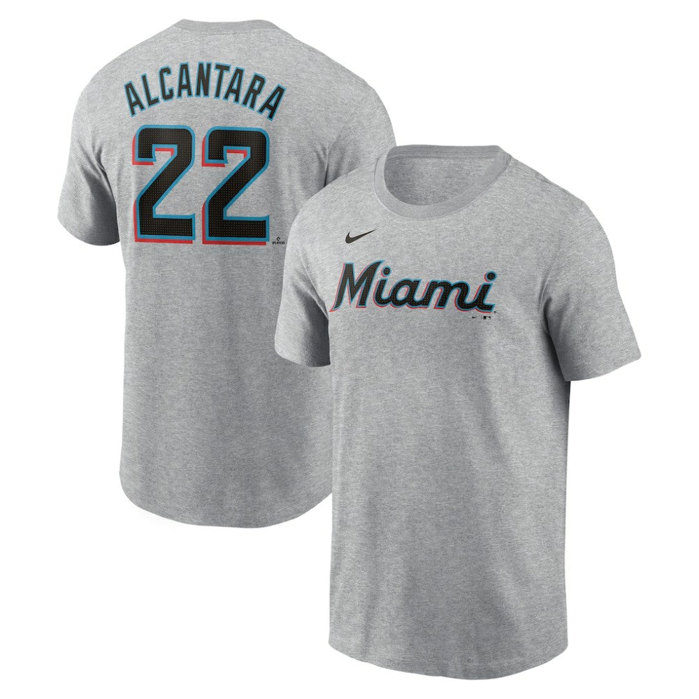 Sandy Alcantara Miami Marlins Nike Fuse Name & Number T-Shirt - MLB