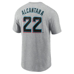 Sandy Alcantara Miami Marlins Nike Fuse Name & Number T-Shirt - MLB