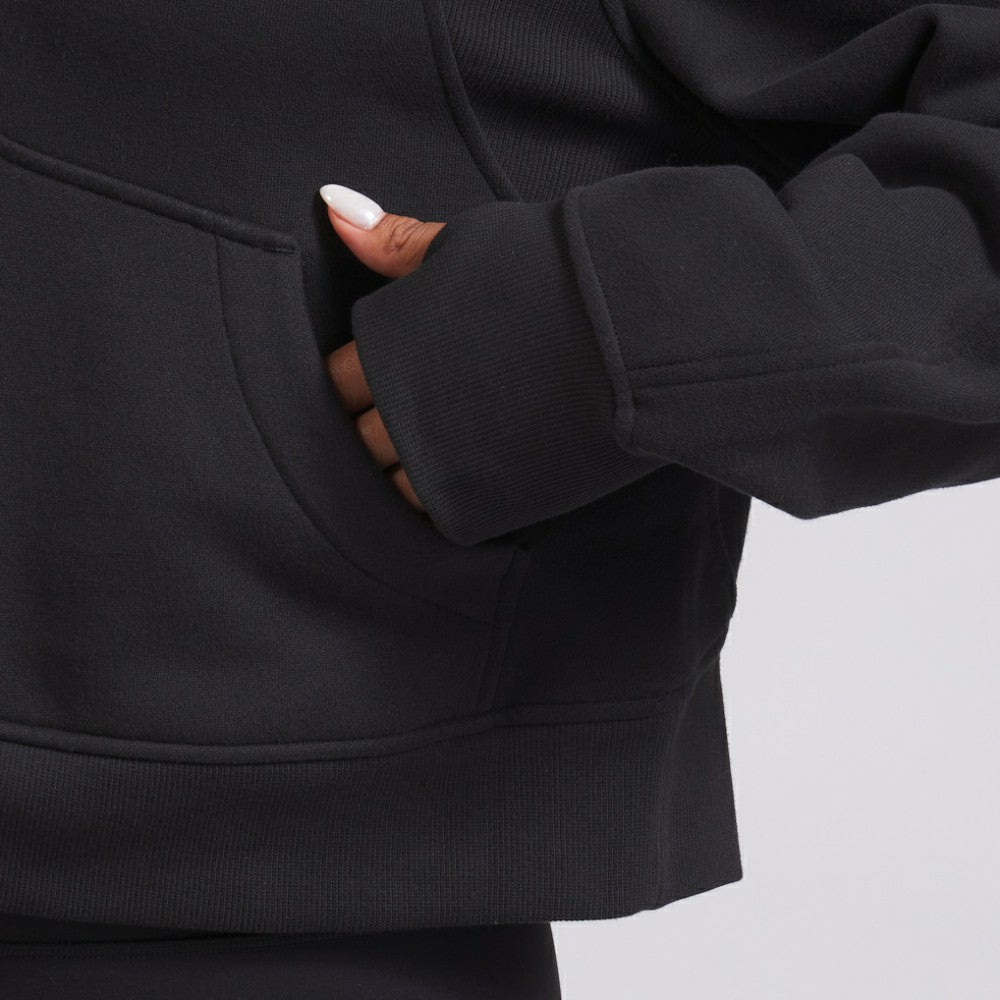Boston Bruins lululemon Women's Scuba Oversized Half-Zip Hoodie - Black - NHL