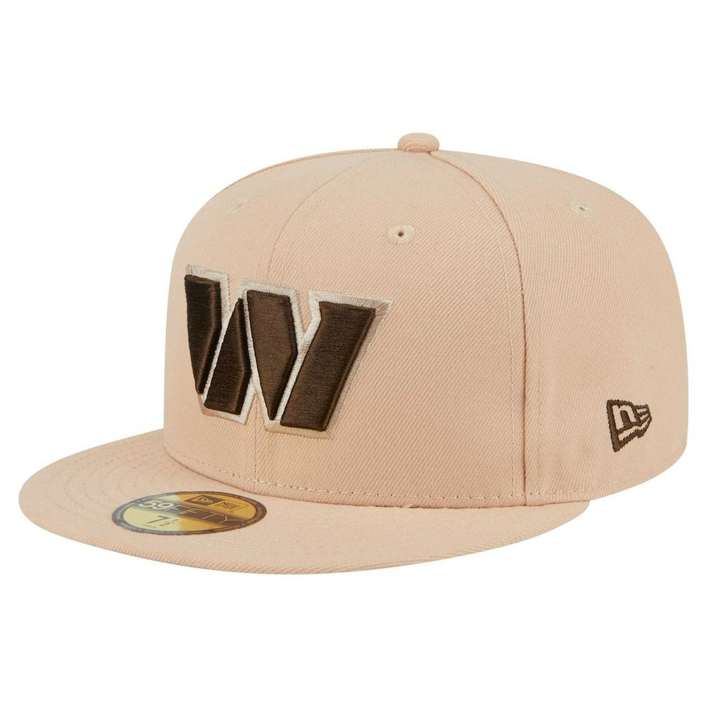 Washington Commanders New Era Candied Pecan 59FIFTY Fitted Hat Tan | NFL