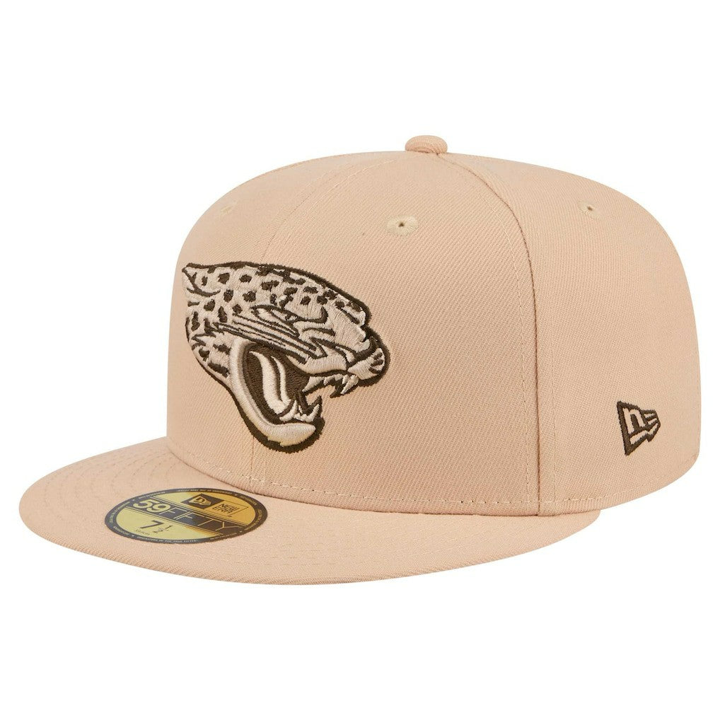 Jacksonville Jaguars New Era Candied Pecan 59FIFTY Fitted Hat Tan | NFL