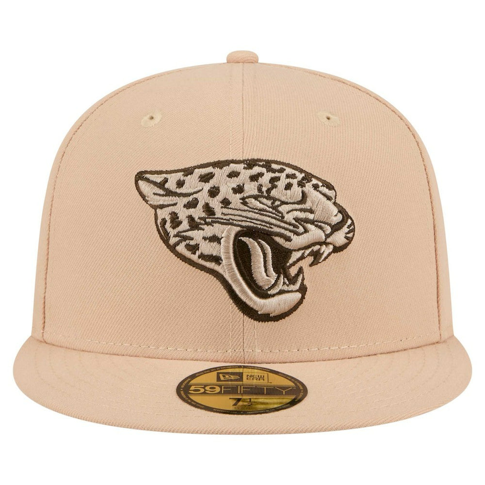 Jacksonville Jaguars New Era Candied Pecan 59FIFTY Fitted Hat Tan | NFL