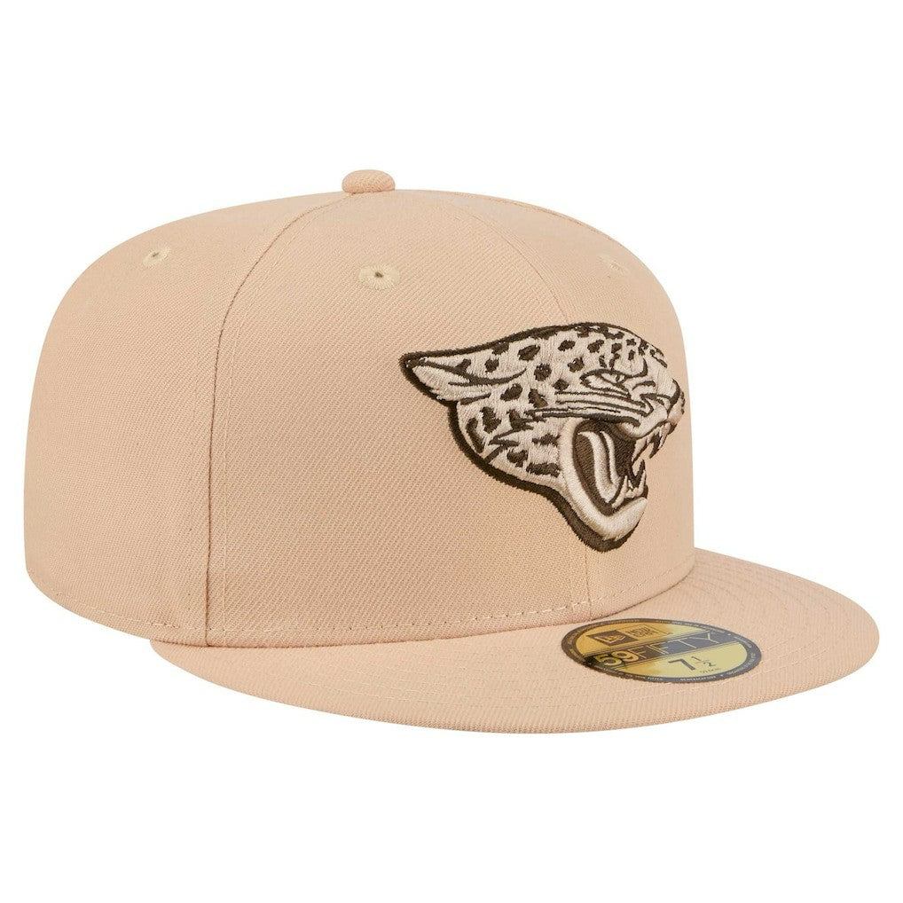 Jacksonville Jaguars New Era Candied Pecan 59FIFTY Fitted Hat Tan | NFL