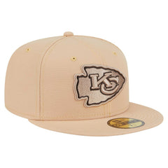 Kansas City Chiefs New Era Candied Pecan 59FIFTY Fitted Hat Tan | NFL
