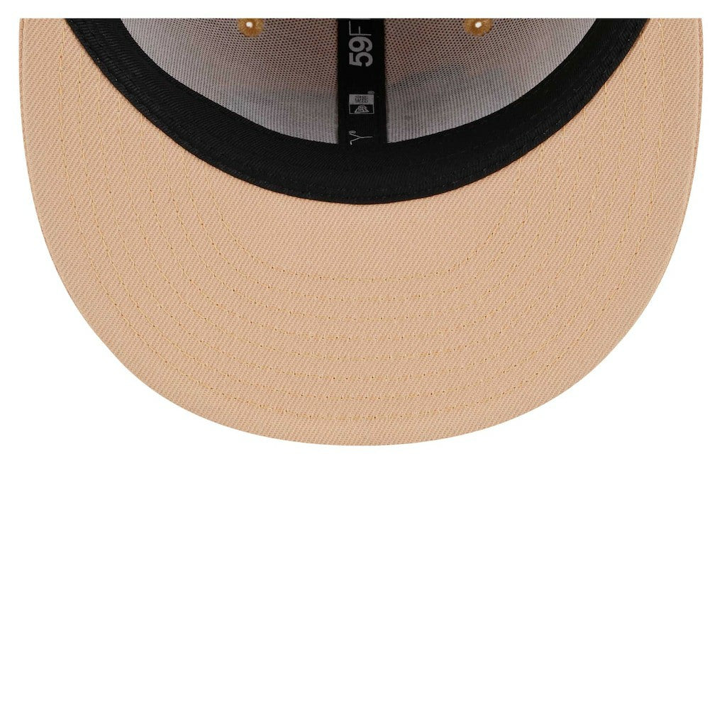 Kansas City Chiefs New Era Candied Pecan 59FIFTY Fitted Hat Tan | NFL