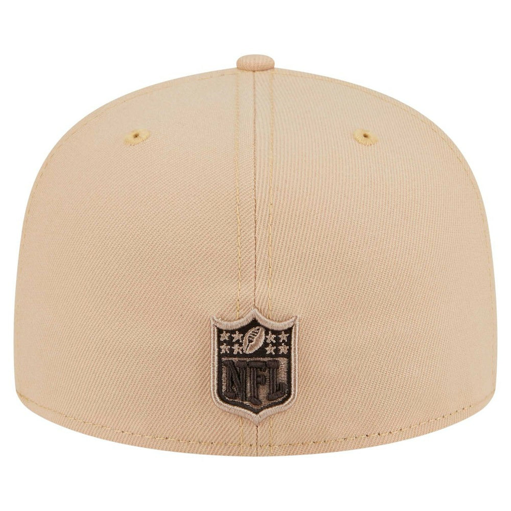 Las Vegas Raiders New Era Candied Pecan 59FIFTY Fitted Hat Tan | NFL