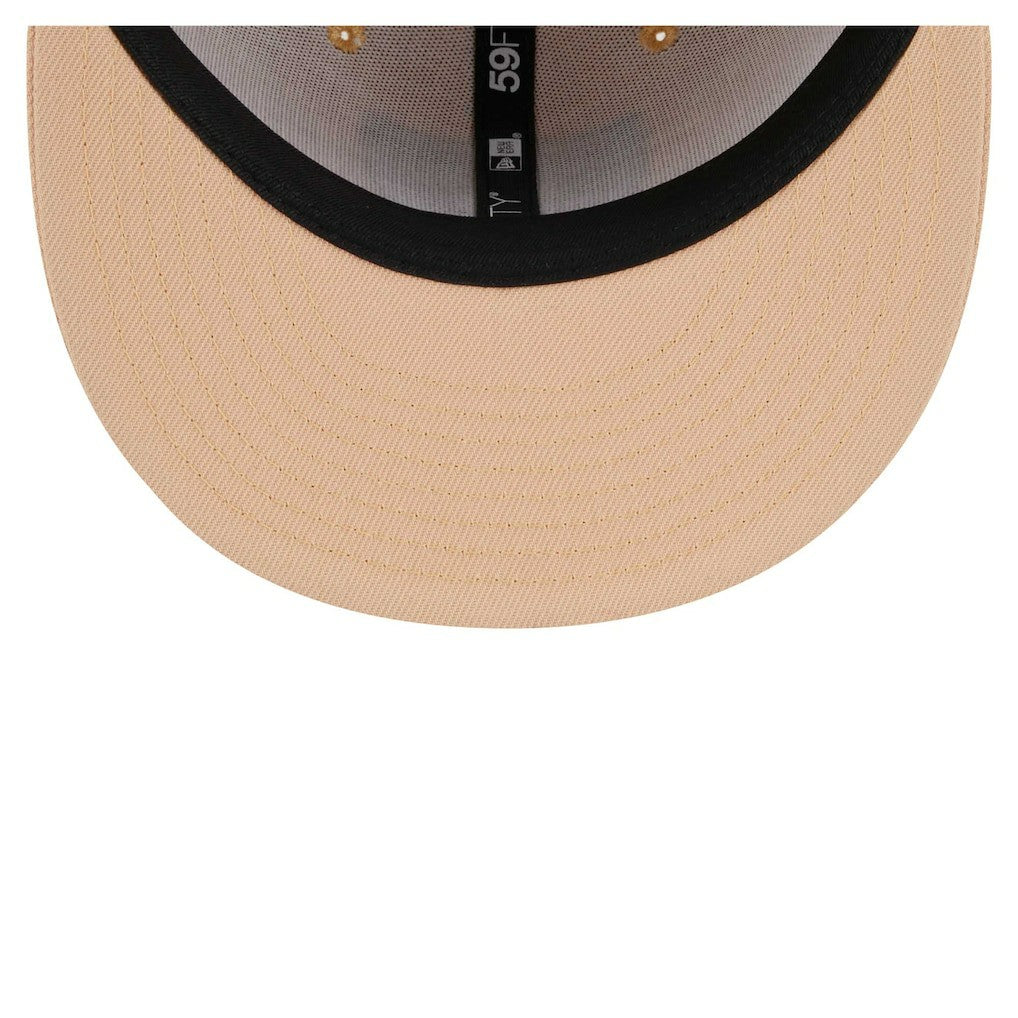 Las Vegas Raiders New Era Candied Pecan 59FIFTY Fitted Hat Tan | NFL