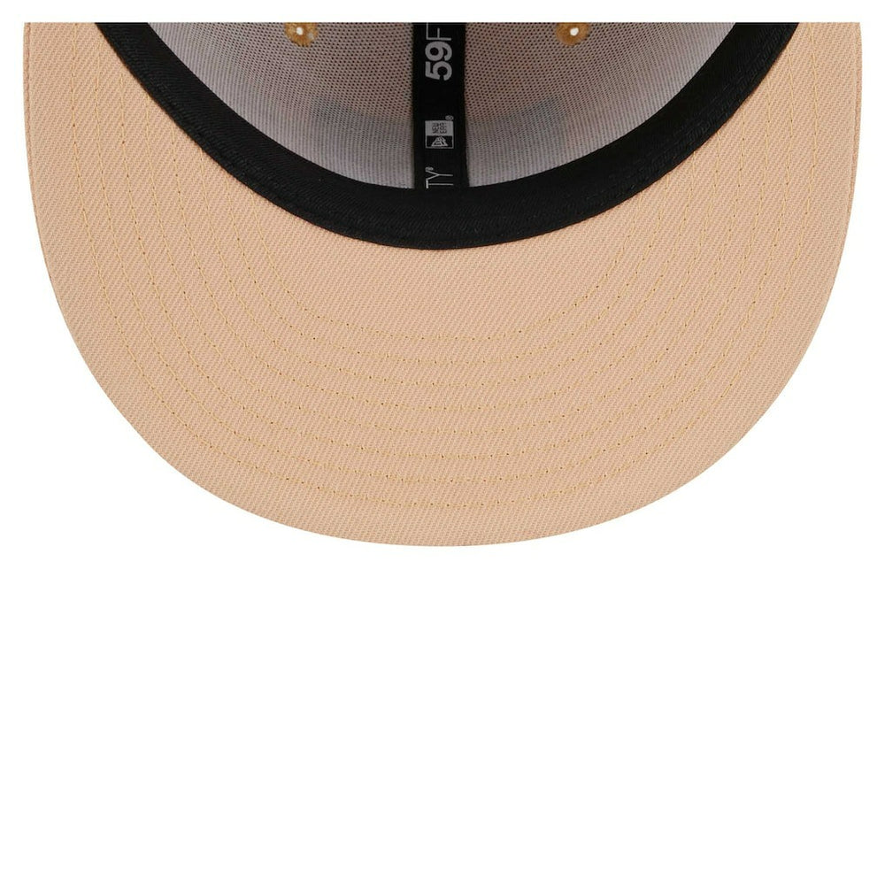 Las Vegas Raiders New Era Candied Pecan 59FIFTY Fitted Hat Tan | NFL