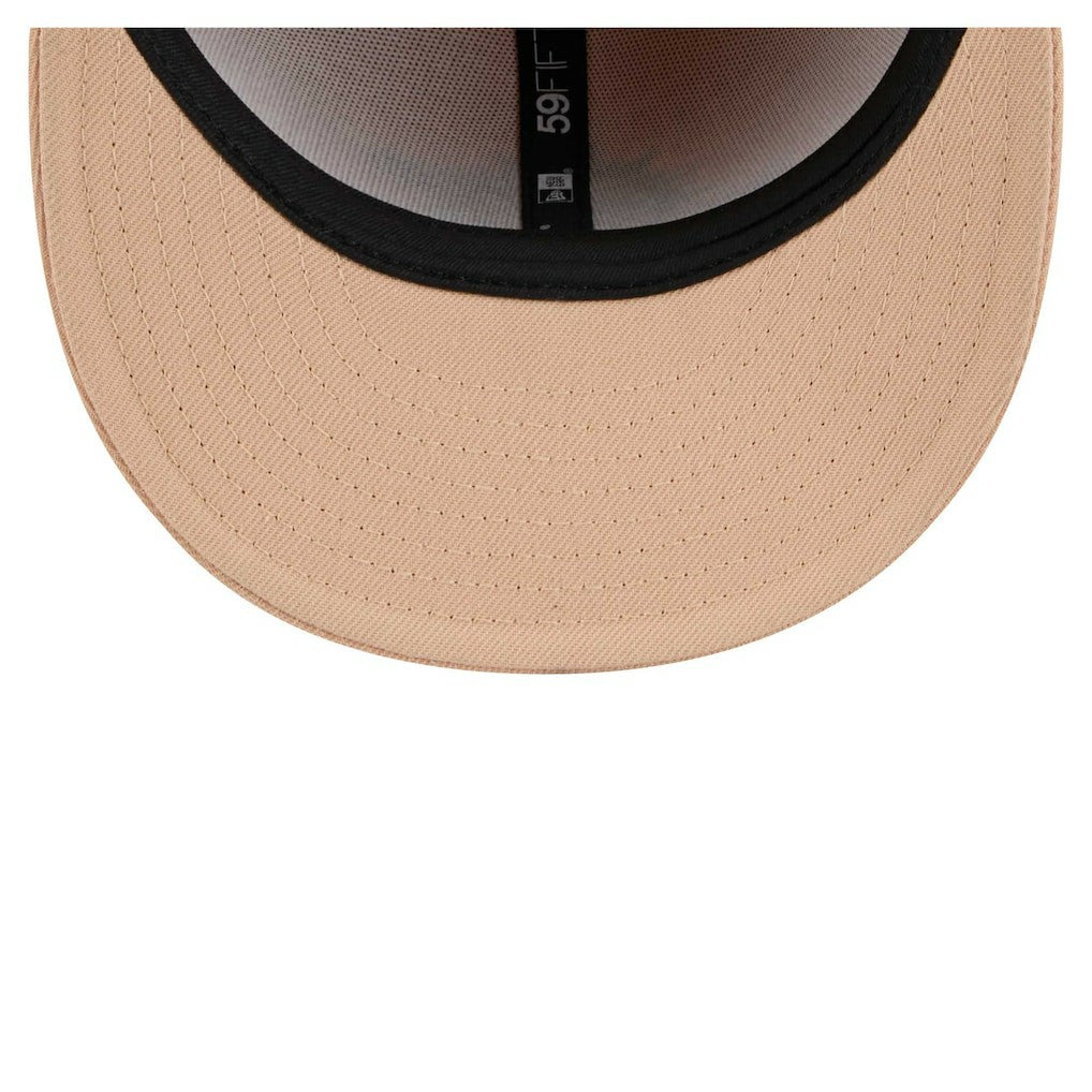 Miami Dolphins New Era Candied Pecan 59FIFTY Fitted Hat Tan | NFL