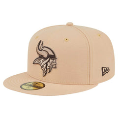 Minnesota Vikings New Era Candied Pecan 59FIFTY Fitted Hat Tan | NFL