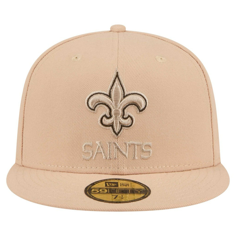 New Orleans Saints New Era Candied Pecan 59FIFTY Fitted Hat Tan | NFL