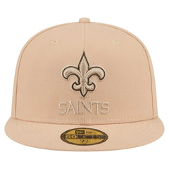 New Orleans Saints New Era Candied Pecan 59FIFTY Fitted Hat Tan | NFL
