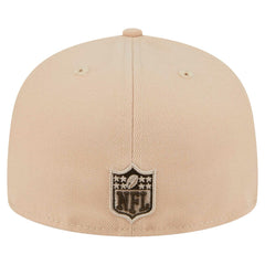 New York Jets New Era Candied Pecan 59FIFTY Fitted Hat Tan | NFL