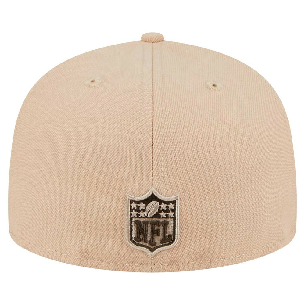 Philadelphia Eagles New Era Candied Pecan 59FIFTY Fitted Hat Tan | NFL