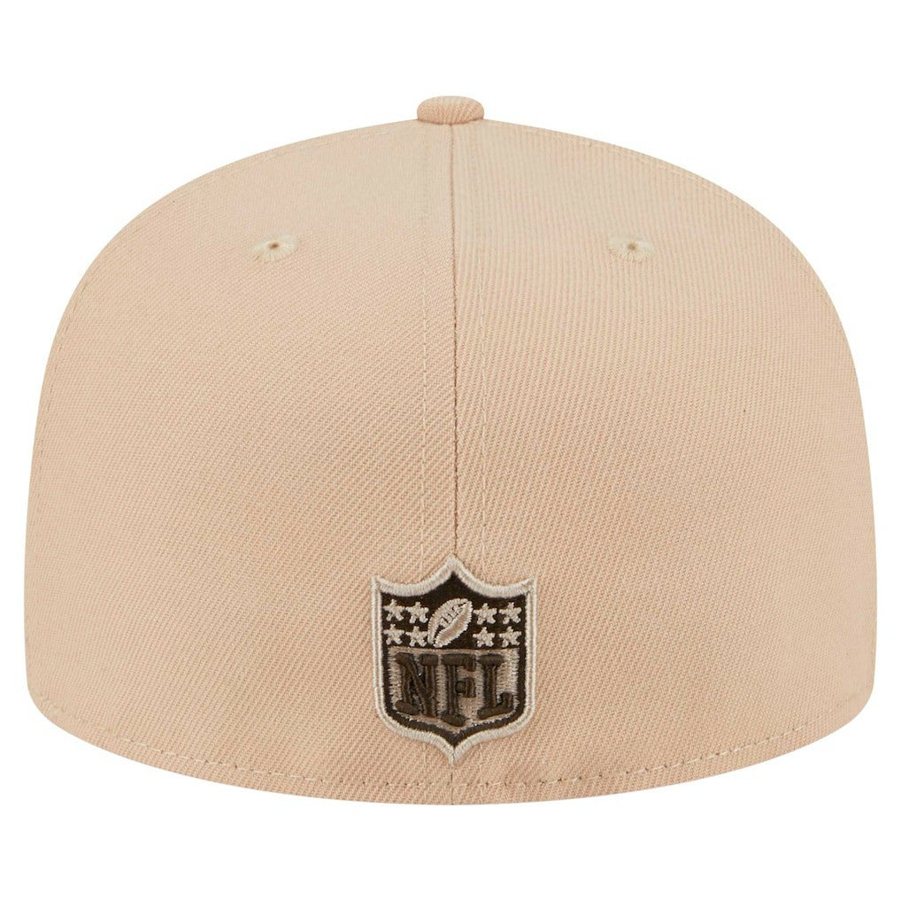Pittsburgh Steelers New Era Candied Pecan 59FIFTY Fitted Hat Tan | NFL