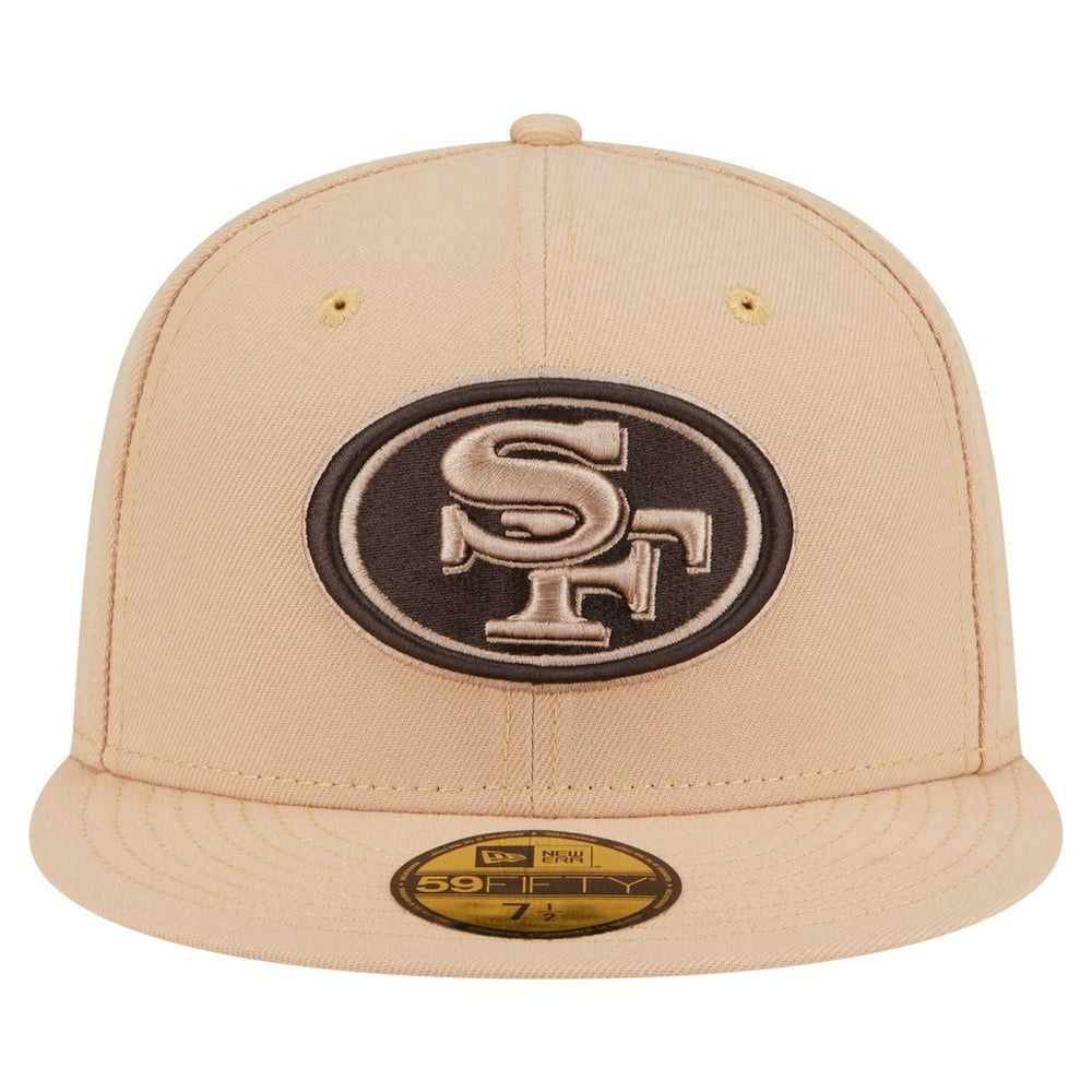 San Francisco 49ers New Era Candied Pecan 59FIFTY Fitted Hat Tan | NFL