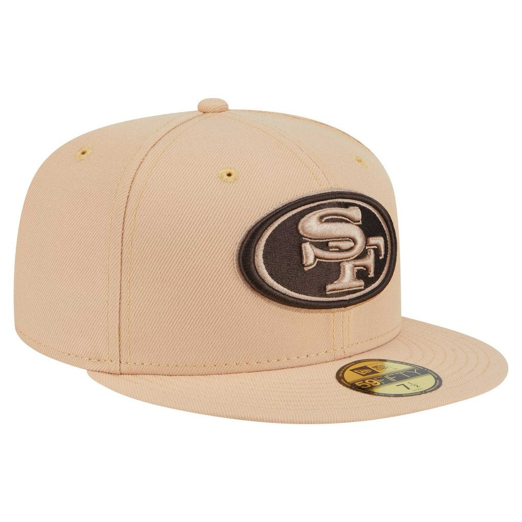 San Francisco 49ers New Era Candied Pecan 59FIFTY Fitted Hat Tan | NFL