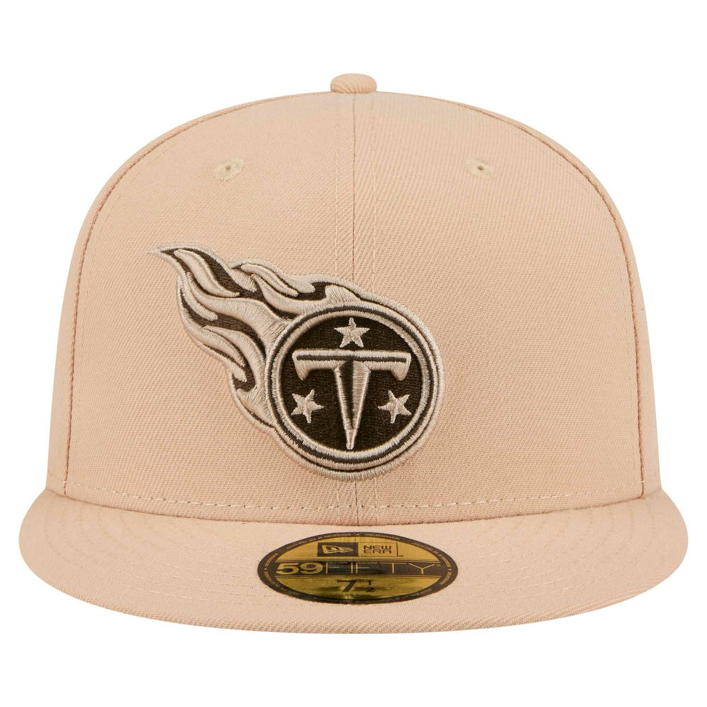 Tennessee Titans New Era Candied Pecan 59FIFTY Fitted Hat Tan | NFL