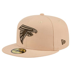 Atlanta Falcons New Era Candied Pecan 59FIFTY Fitted Hat Tan | NFL