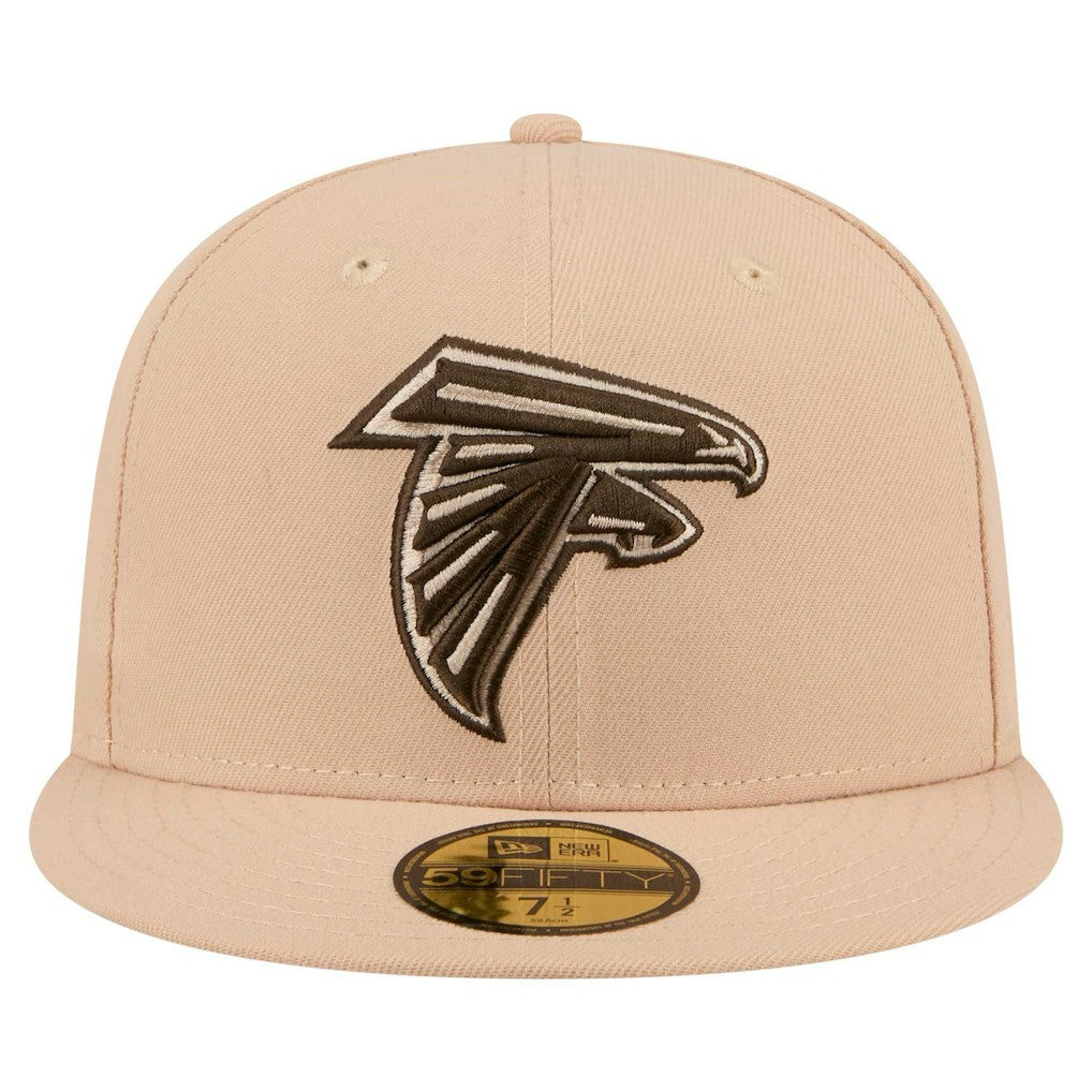 Atlanta Falcons New Era Candied Pecan 59FIFTY Fitted Hat Tan | NFL