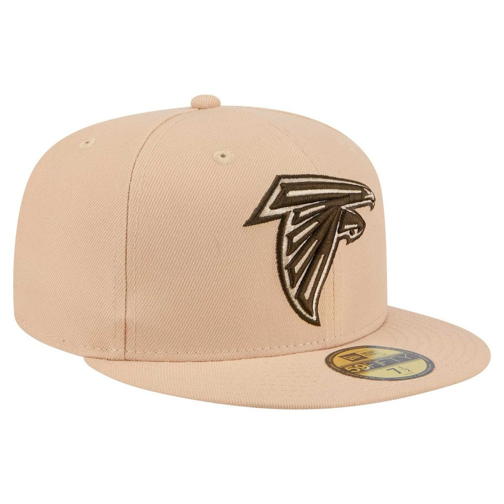 Atlanta Falcons New Era Candied Pecan 59FIFTY Fitted Hat Tan | NFL