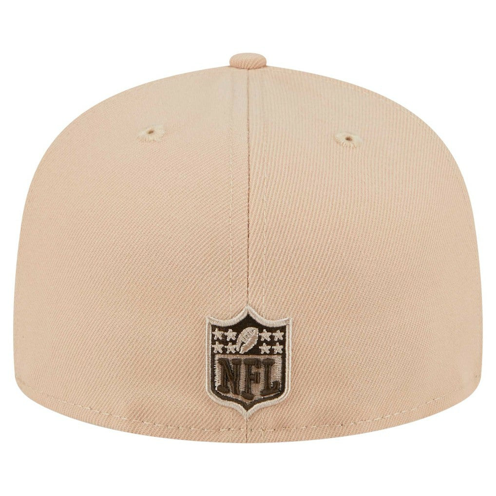 Baltimore Ravens New Era Candied Pecan 59FIFTY Fitted Hat Tan | NFL