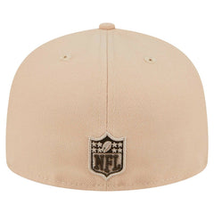 Baltimore Ravens New Era Candied Pecan 59FIFTY Fitted Hat Tan | NFL