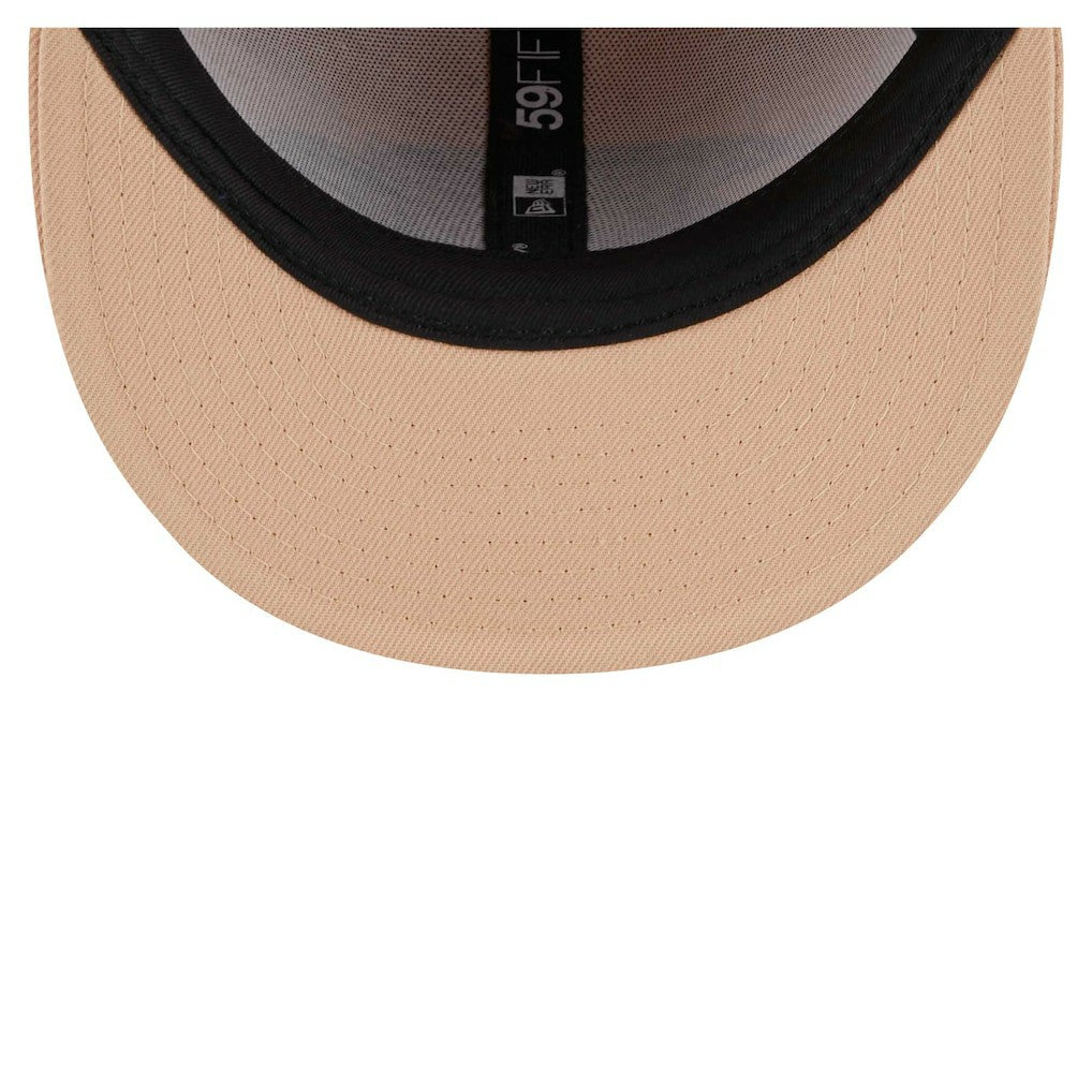 Baltimore Ravens New Era Candied Pecan 59FIFTY Fitted Hat Tan | NFL