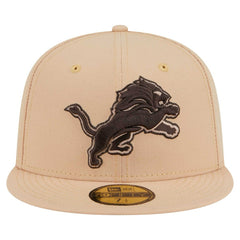 Detroit Lions New Era Candied Pecan 59FIFTY Fitted Hat Tan | NFL