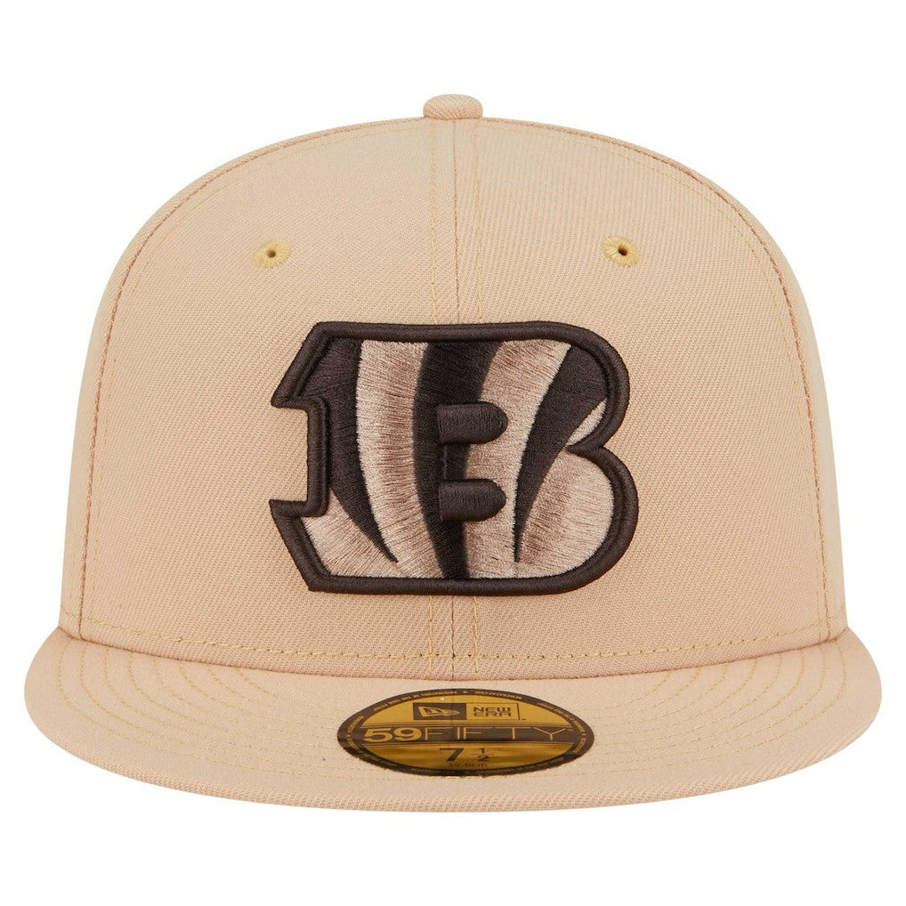 Cincinnati Bengals New Era Candied Pecan 59FIFTY Fitted Hat Tan | NFL