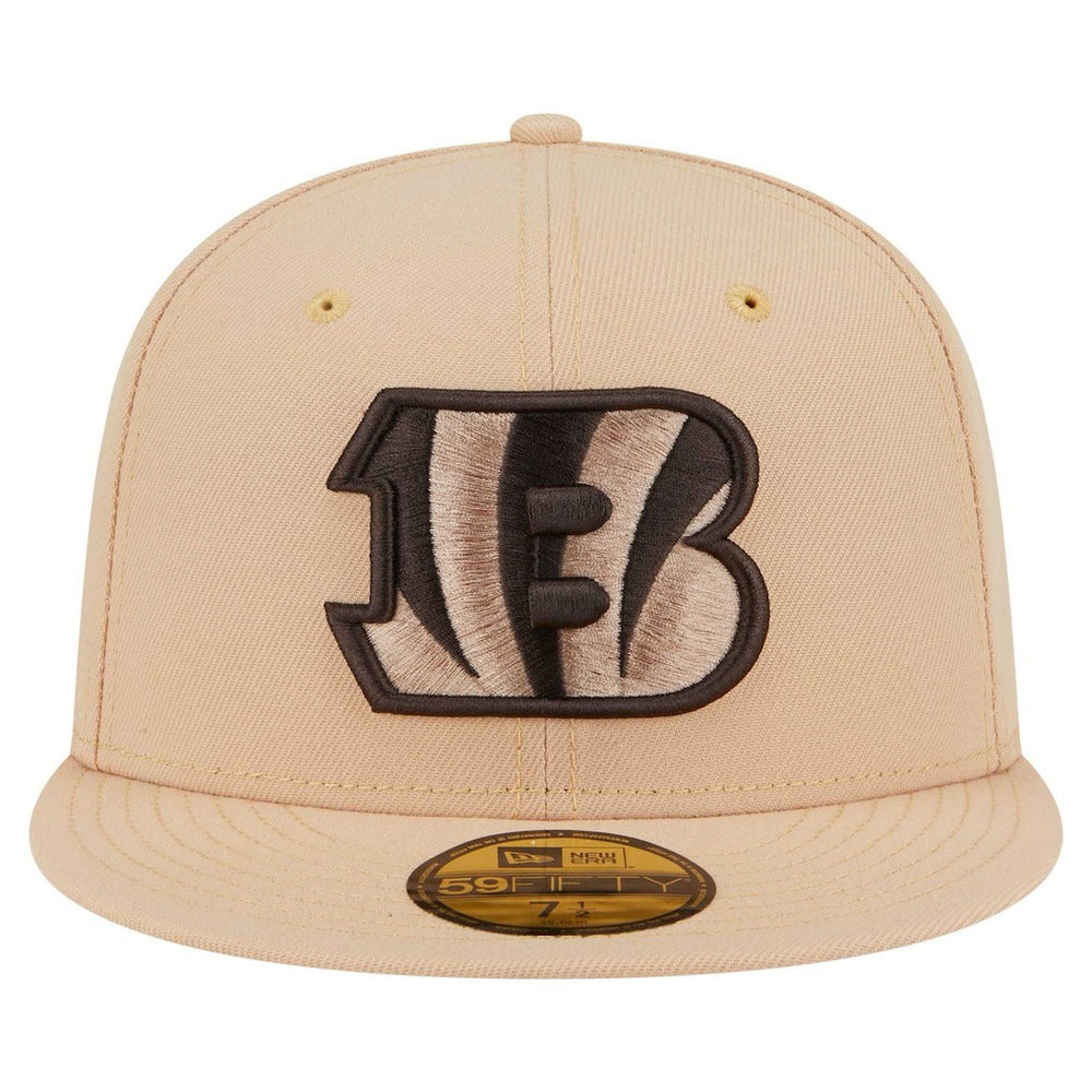 Cincinnati Bengals New Era Candied Pecan 59FIFTY Fitted Hat Tan | NFL