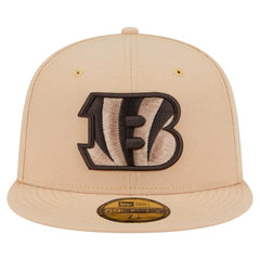 Cincinnati Bengals New Era Candied Pecan 59FIFTY Fitted Hat Tan | NFL