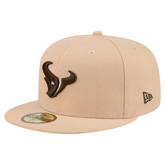 Houston Texans New Era Candied Pecan 59FIFTY Fitted Hat Tan | NFL