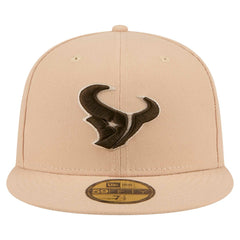 Houston Texans New Era Candied Pecan 59FIFTY Fitted Hat Tan | NFL