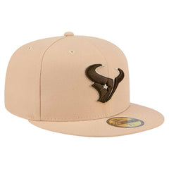 Houston Texans New Era Candied Pecan 59FIFTY Fitted Hat Tan | NFL