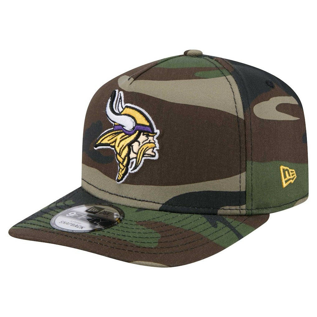 Minnesota Vikings New Era Woodsy 9FIFTY Snapback Hat Camo | NFL